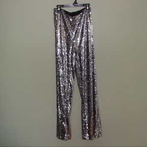 Forever 21 Fitted Sequin Pants